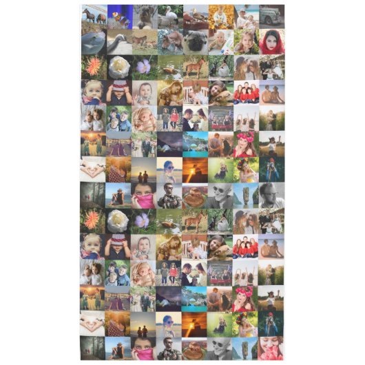 112枚の写真をアップロード テーブルクロス (正面)