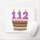 112歳お誕生日ケーキ マウスパッド (マウス)