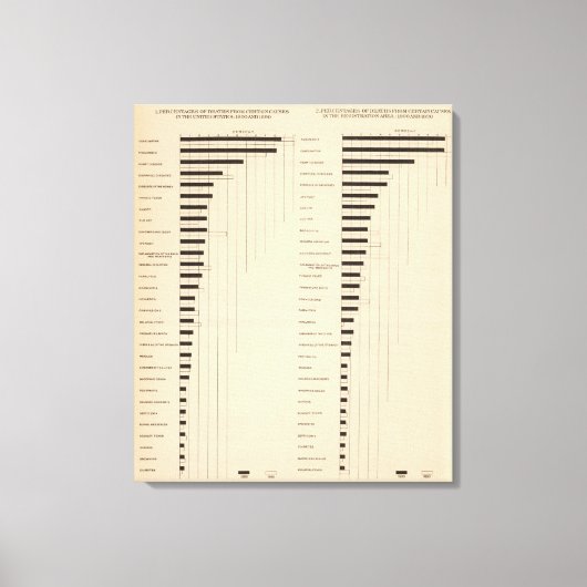 112死亡率、原因1900、1890 キャンバスプリント (正面)