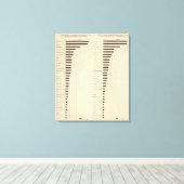 112死亡率、原因1900、1890 キャンバスプリント (インサイチュ (ウッドフロア))