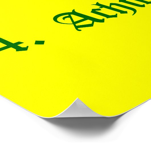 113号室の規則 ポスター (角)