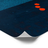 1130の強さとフローラミニマリズムの穏やかさ – こんにちは ポスター (角)