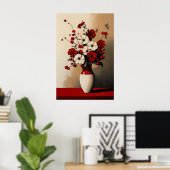 1132 Strength And Calm Of A Minimalism – ハイ ポスター (ホームオフィス)