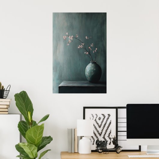 1134 Strength And Calm Of A Minimalism – ハイ ポスター (ホームオフィス)