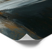 1135強さとフローラミニマリズムの穏やかさ – こんにちは ポスター (角)