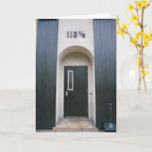 「113 & a Half Building」誕生日カード カード (黄色い花)