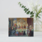 1148年、1840年のプトレマイオスにおける十字軍の集会 ポストカード (スタンド正面)