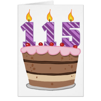 115歳のお誕生日ケーキ