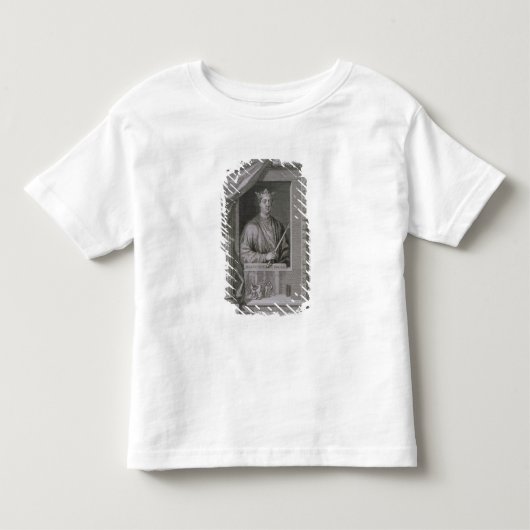 1154年からのヘンリー二世(1133-89年の)イギリス国王、から トドラーTシャツ (正面)