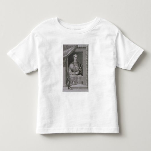 1154年からのヘンリー二世(1133-89年の)イギリス国王、から トドラーTシャツ (正面)