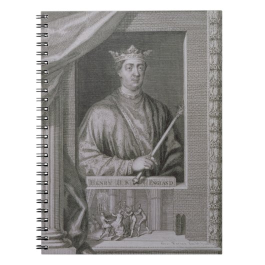 1154年からのヘンリー二世(1133-89年の)イギリス国王、から ノートブック (正面)