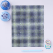 1155ネービーブルーグリッド紙パターンテンプレートテクスチャ チラシ (シングル)