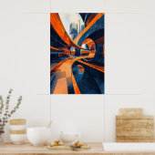 1155レトロ未来主義 ポスター (キッチン)