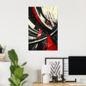 1157レトロ未来主義 ポスター (ホームオフィス)