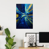 1158レトロ未来主義 ポスター (ホームオフィス)