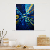 1158レトロ未来主義 ポスター (キッチン)