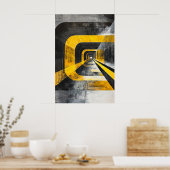 1159レトロ未来主義 ポスター (キッチン)