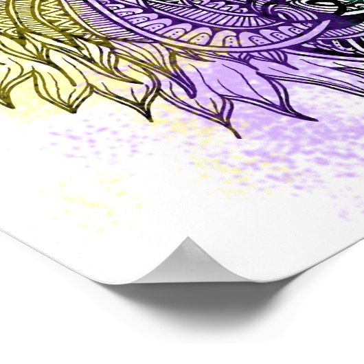 115.一匹のオオカミ ポスター (角)