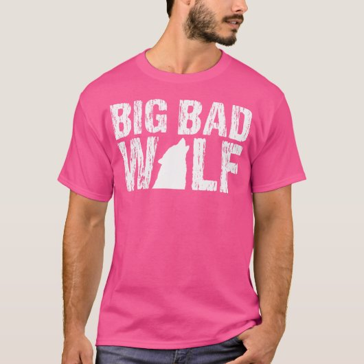 115.大きなオオカミ Tシャツ (正面)