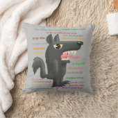 115.大きな悪いオオカミ クッション (ブランケット)