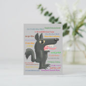 115.大きな悪いオオカミ ポストカード (スタンド正面)