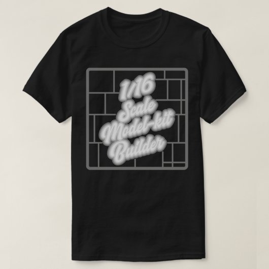 116スケールモデルビルダ Tシャツ (デザイン正面)