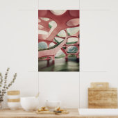 1160レトロ未来主義 ポスター (キッチン)