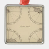 117の死のインフルエンザ、腸チフス1900年1890年 メタルオーナメント (正面)