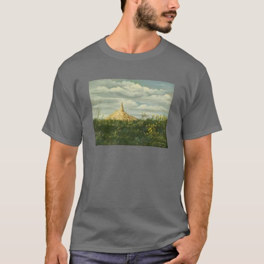 1170年の煙突の石の景色 Tシャツ (正面)