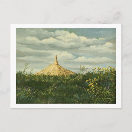 1170 Chimney Rock Landscapeはがき ポストカード (正面)