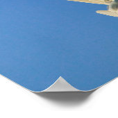 118-足のヴァージンマリアの像オン・サン ポスター (角)