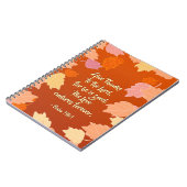 118:1彼は与え良いという主への詩篇 ノートブック (左側)