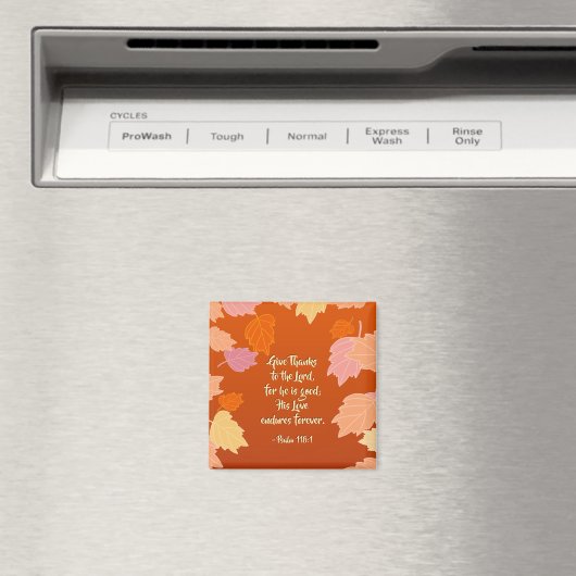 118:1彼は与え良いという主への詩篇 マグネット (インサイチュ (食洗機))