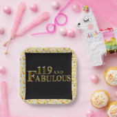 119誕生日 ペーパープレート (パーティー)