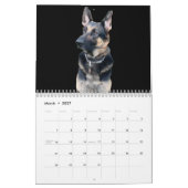 119.ドイツの羊飼い カレンダー (3月 2027)