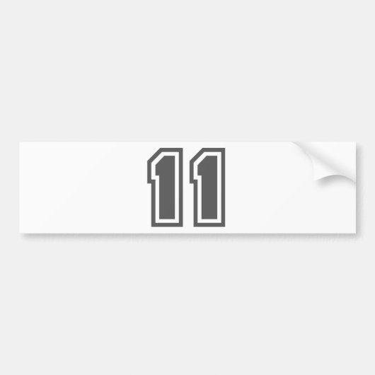 11 バンパーステッカー (正面)