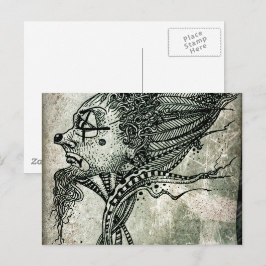 11.愚か者 ポストカード (正面/裏面)