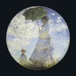 11.日傘を持つ女性の散歩 マグネット<br><div class="desc">モネの印象派絵画の「パラソルを持つ女性、1875年」</div>