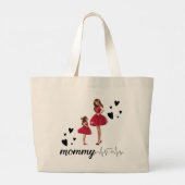 11.母の日ギフトアイディア，母のための誕生日ギフト ラージトートバッグ (裏面)