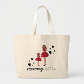 11.母の日ギフトアイディア，母のための誕生日ギフト ラージトートバッグ (正面)