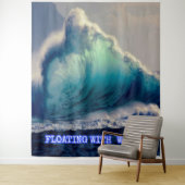 11. 青い海の波, 海好きの人の贈り物 ヴィンテージ タペストリー (インサイチュ)