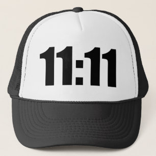 11:11の幸運な時間 キャップ
