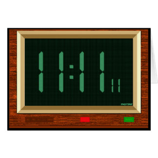 11:11の時計の"後で捕獲物Ya! "