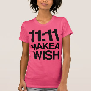 11:11は願いを作ります Tシャツ