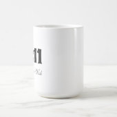 11:11ウィッシュスピリチュアル番号 コーヒーマグカップ (中央)