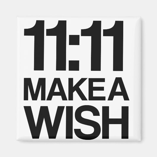 11:11ウィッシュマグネットを作る マグネット (正面)