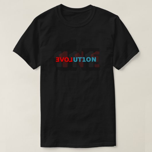 11:11愛進化のTシャツ Tシャツ (デザイン正面)