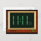11:11時計はがき ポストカード (正面/裏面)
