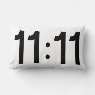 11:11顕示数的暗記111 ランバークッション