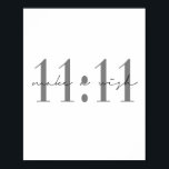 11:11願いを立てる ポスター<br><div class="desc">11:11願いを立てる</div>